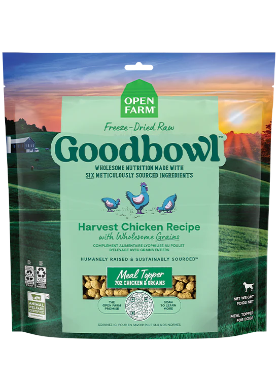 Open Farm - GoodBowl™ Harvest Chicken Recipe Freeze Dried Raw Topper (For Dogs)