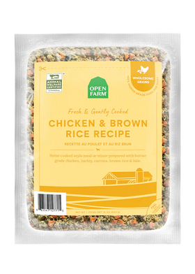 Open Farm - Harvest Chicken & Brown Rice Gently Cooked Recipe (For Dogs) - Frozen Product