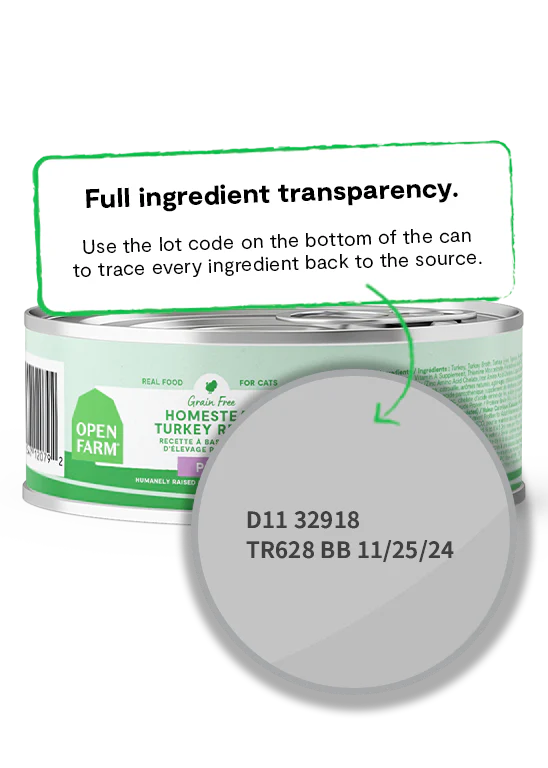 Open Farm - Homestead Turkey Pâté (For Cats)