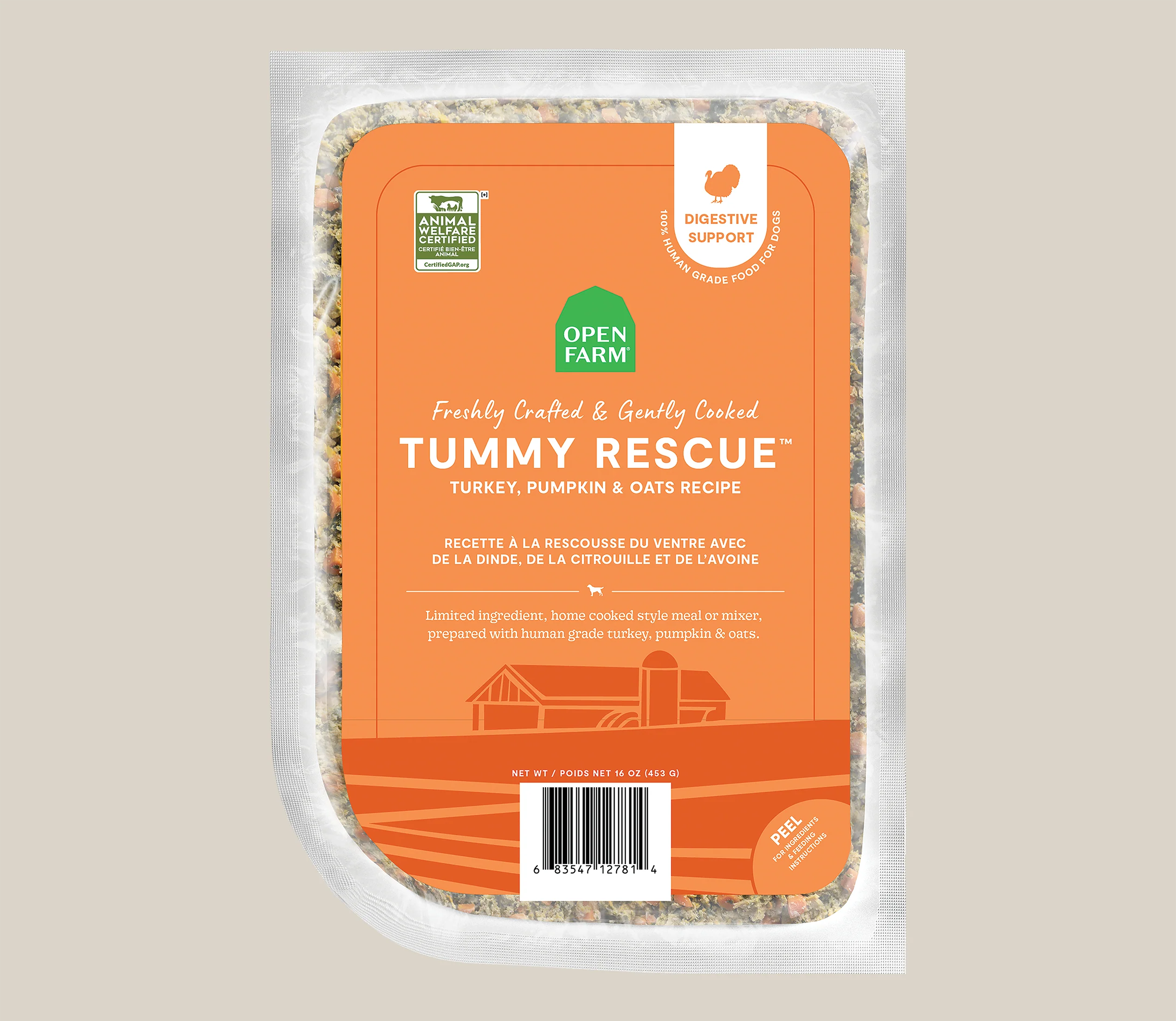 Open Farm - Tummy Rescue Gently Cooked Dog Food - Frozen Product