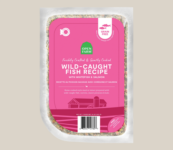 Open Farm - Wild-Caught Fish Gently Cooked Dog Food - Frozen Product