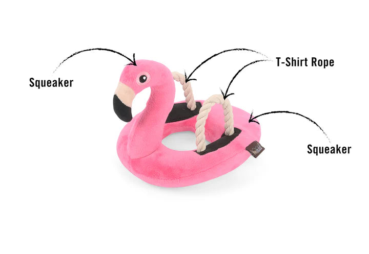 P.L.A.Y - Tropical Paradise Flamingo Float (Dog Toys)