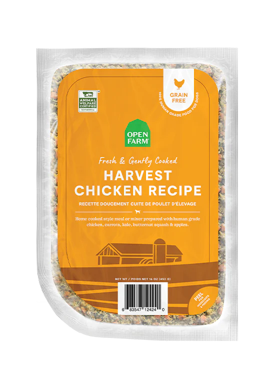 Open Farm - Harvest Chicken Gently Cooked Recipe (For Dogs) - Frozen Product