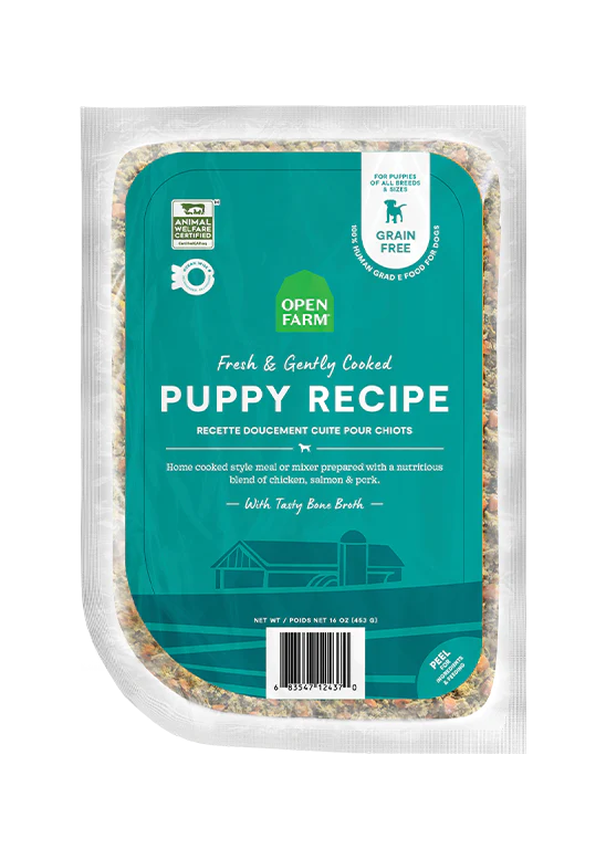 Open Farm - Puppy Gently Cooked Recipe - Frozen Product