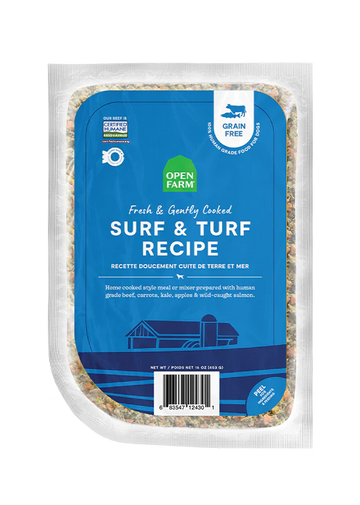 Open Farm - Surf & Turf Gently Cooked Recipe (For Dogs) - Frozen Product