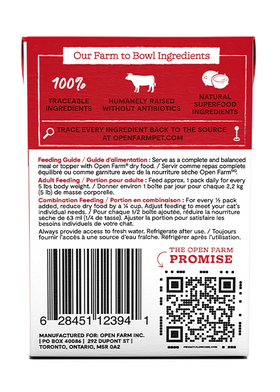 Open Farm - Grass Fed Beef Rustic Blend (Wet Cat Food)