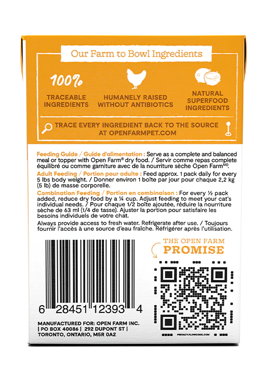 Open Farm - Harvest Chicken Rustic Blend (Wet Cat Food)