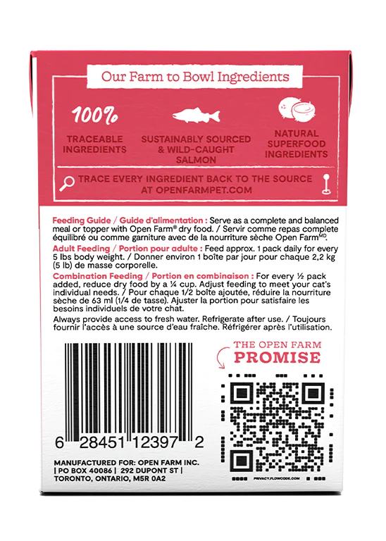 Open Farm - Wild-Caught Salmon Rustic Blend (Wet Cat Food)