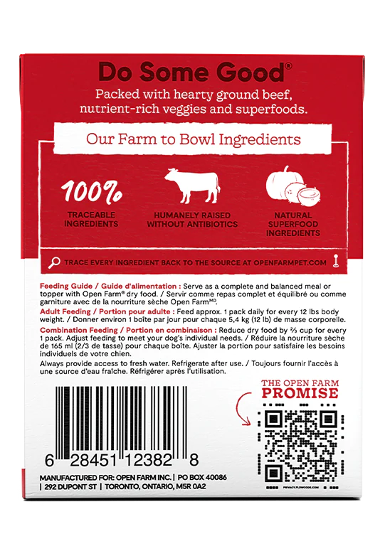 Open Farm - Grass Fed Beef Rustic Stew (Wet Dog Food)