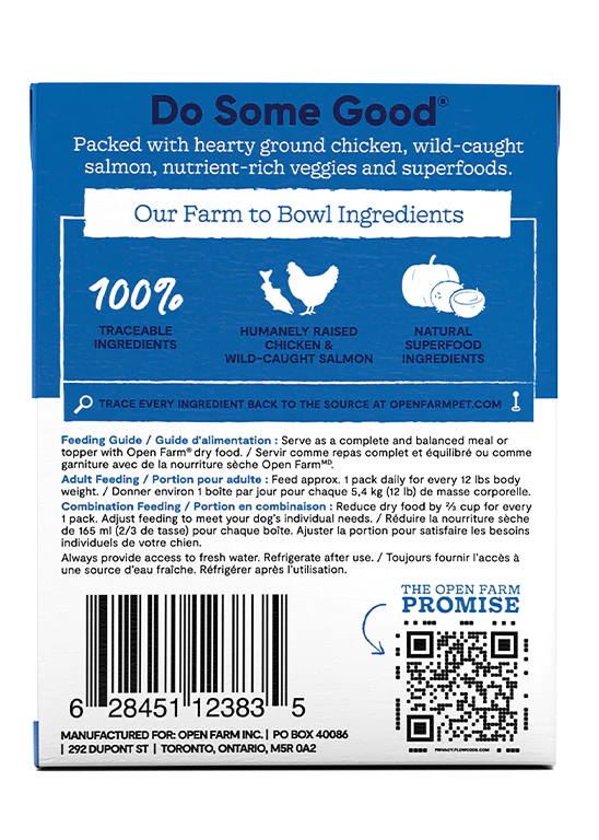 Open Farm - Chicken & Salmon Rustic Stew (Wet Dog Food)