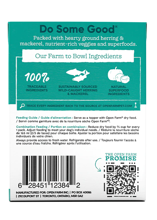 Open Farm - Herring & Mackerel Rustic Stew (Wet Dog Food)