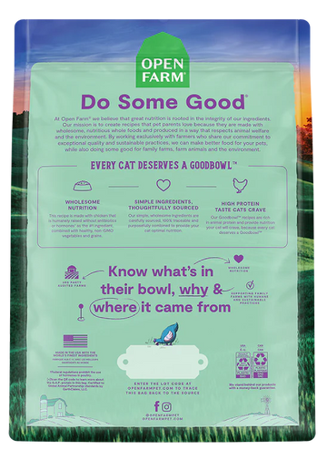 Open Farm - GoodBowl™ Harvest Chicken & Brown Rice Recipe (Dry Cat Food)