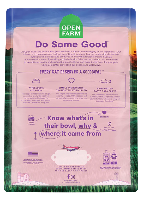 Open Farm - GoodBowl™ Wild-Caught Salmon & Brown Rice (Dry Cat Food)