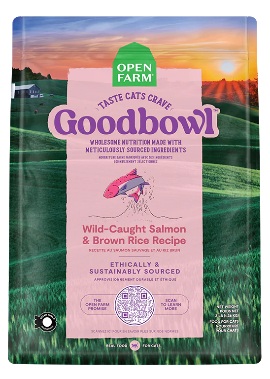 Open Farm - GoodBowl™ Wild-Caught Salmon & Brown Rice (Dry Cat Food)