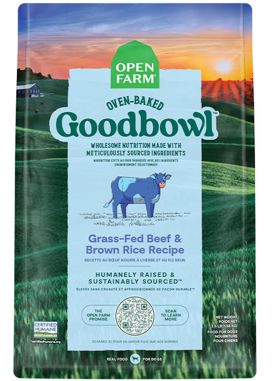 Open Farm - GoodBowl™ Grass-Fed Beef & Brown Rice Recipe (Dry Dog Food)