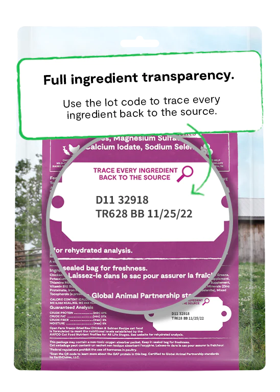 Open Farm - Chicken & Salmon Freeze Dried Raw (For Cats)