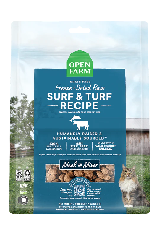 Open Farm - Surf & Turf Freeze Dried Raw (For Cats)