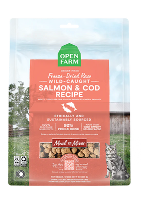 Open Farm - Wild-Caught Salmon & Cod Freeze Dried Raw (For Cats)