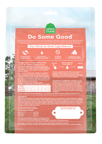 Open Farm - Wild-Caught Salmon & Cod Freeze Dried Raw (For Cats) - 0