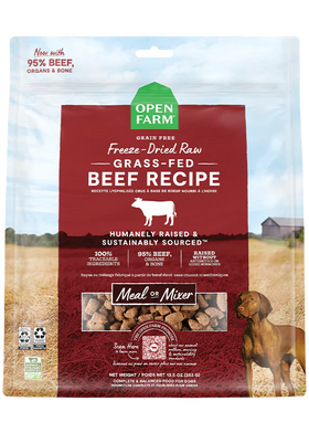 Open Farm - Grass Fed Beef Freeze Dried Raw Dog Food