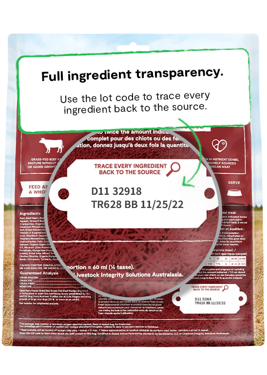 Open Farm - Grass Fed Beef Freeze Dried Raw Dog Food