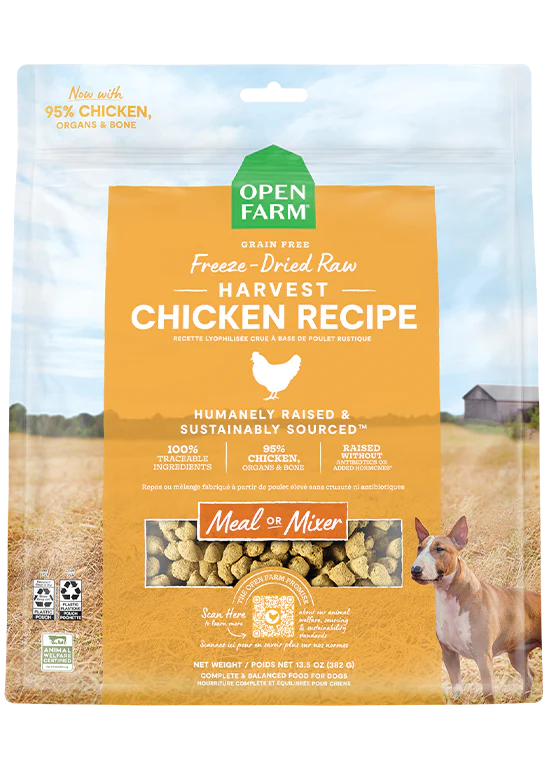 Open Farm - Harvest Chicken Freeze Dried Raw Dog Food