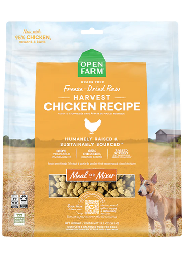 Open Farm - Harvest Chicken Freeze Dried Raw Dog Food