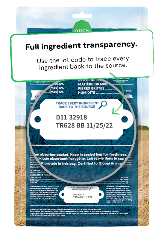 Open Farm - Surf & Turf Freeze Dried Raw Patties Dog Food