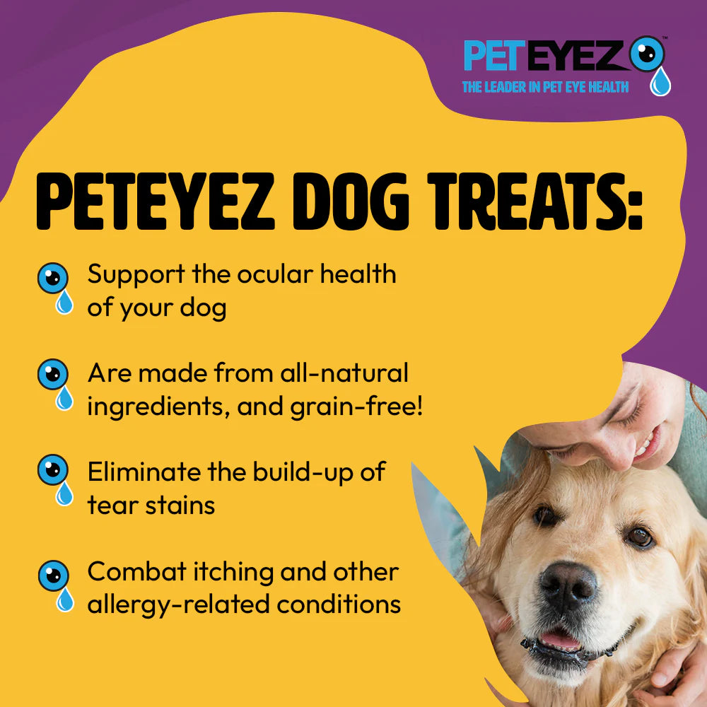 PETEYEZ - Eliminate Tear Stain Treats - Chicken (For Dogs)