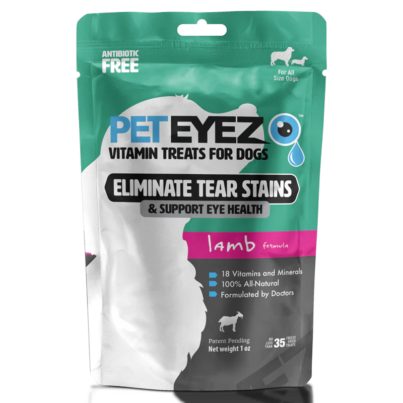 PETEYEZ - Eliminate Tear Stain Treats - Lamb (For Dogs)