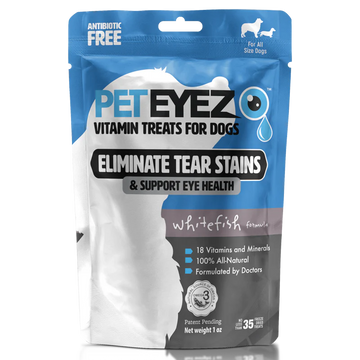 PETEYEZ - Eliminate Tear Stain Treats - Whitefish (For Dogs)