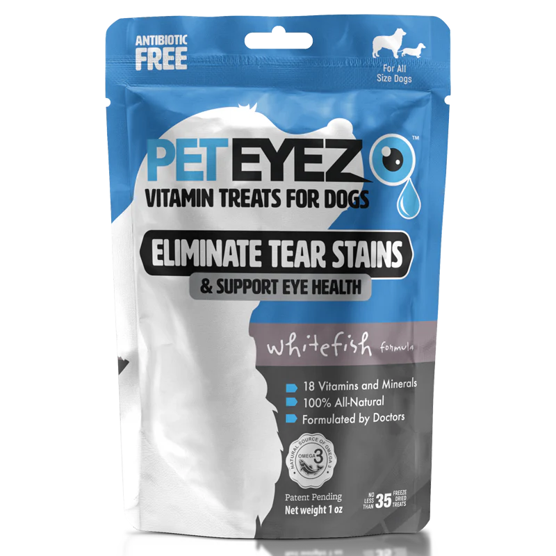 PETEYEZ - Eliminate Tear Stain Treats - Whitefish (For Dogs)