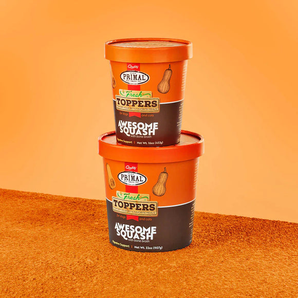 Primal - Awesome Squash Fresh Topper - Frozen Product (Dog/Cat)