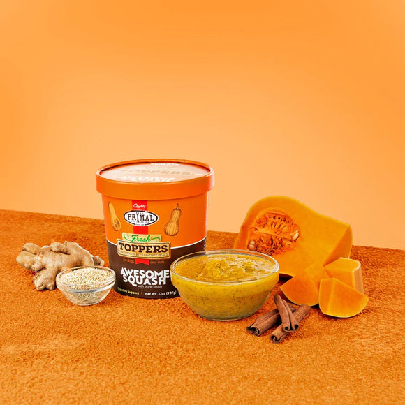 Primal - Awesome Squash Fresh Topper - Frozen Product (Dog/Cat)