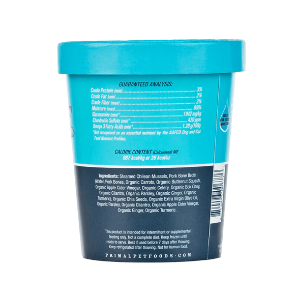 Primal - Omega Mussels Fresh Topper - Frozen Product (Dog/Cat)