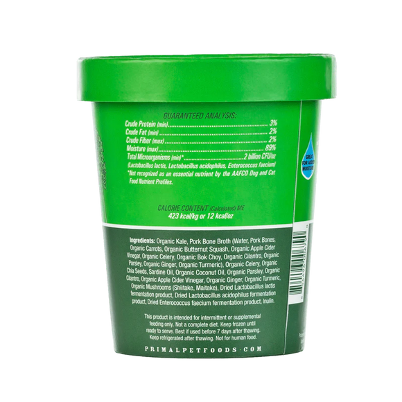 Primal - Power Greens Fresh Topper - Frozen Product (Dog/Cat)