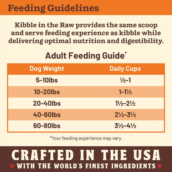 Primal - Kibble In The Raw - Beef Recipe (Dog Food)