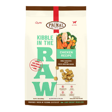 Primal - Kibble In The Raw - Chicken Recipe (Dog Food)