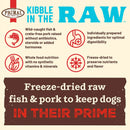Primal - Kibble In The Raw - Fish & Pork Recipe (Dog Food)