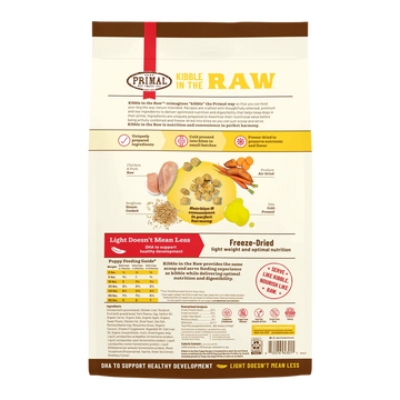 Primal - Kibble In The Raw - Puppy Chicken & Pork Recipe (Dog Food)