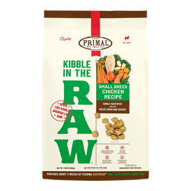 Primal - Kibble In The Raw - Small Breed Chicken Recipe (Dog Food)