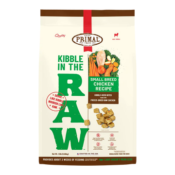 Primal - Kibble In The Raw - Small Breed Chicken Recipe (Dog Food)