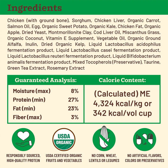 Primal - Kibble In The Raw - Small Breed Chicken Recipe (Dog Food)