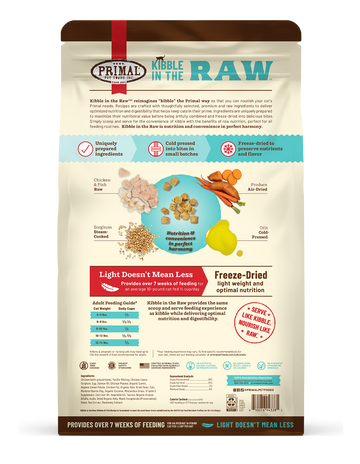 Primal Kibble in the Raw Chicken & Fish Recipe Cat Food