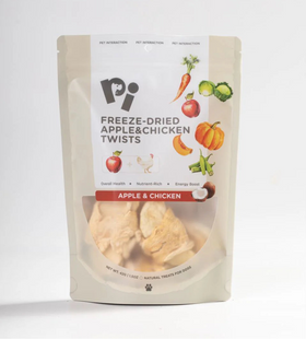 Pi - Freeze-Dried Meat Twists - Apples & Chicken Twists (For Dogs & Cats)