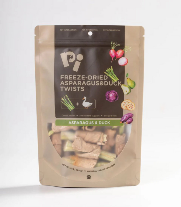 Pi | Freeze-Dried Meat For Dogs & Cats | Asparagus & Duck