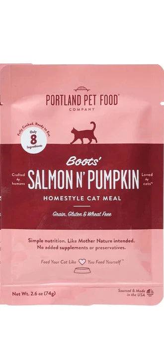Portland Pet Food - Boots' Salmon N' Pumpkin (4 Pack) (For Cats)