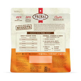 Primal - Nuggets - Freeze Dried Nuggets - Beef Formula (Dog Food)