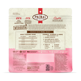 Primal - Nuggets - Freeze Dried Nuggets - Beef & Salmon Formula (Cat Food)