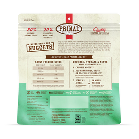 Primal - Nuggets - Freeze Dried Nuggets - Chicken Formula (Dog Food)